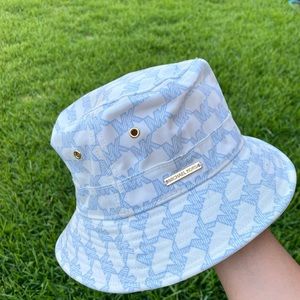 Michael Kors Logo Print Organic Cotton Blend Bucket Hat